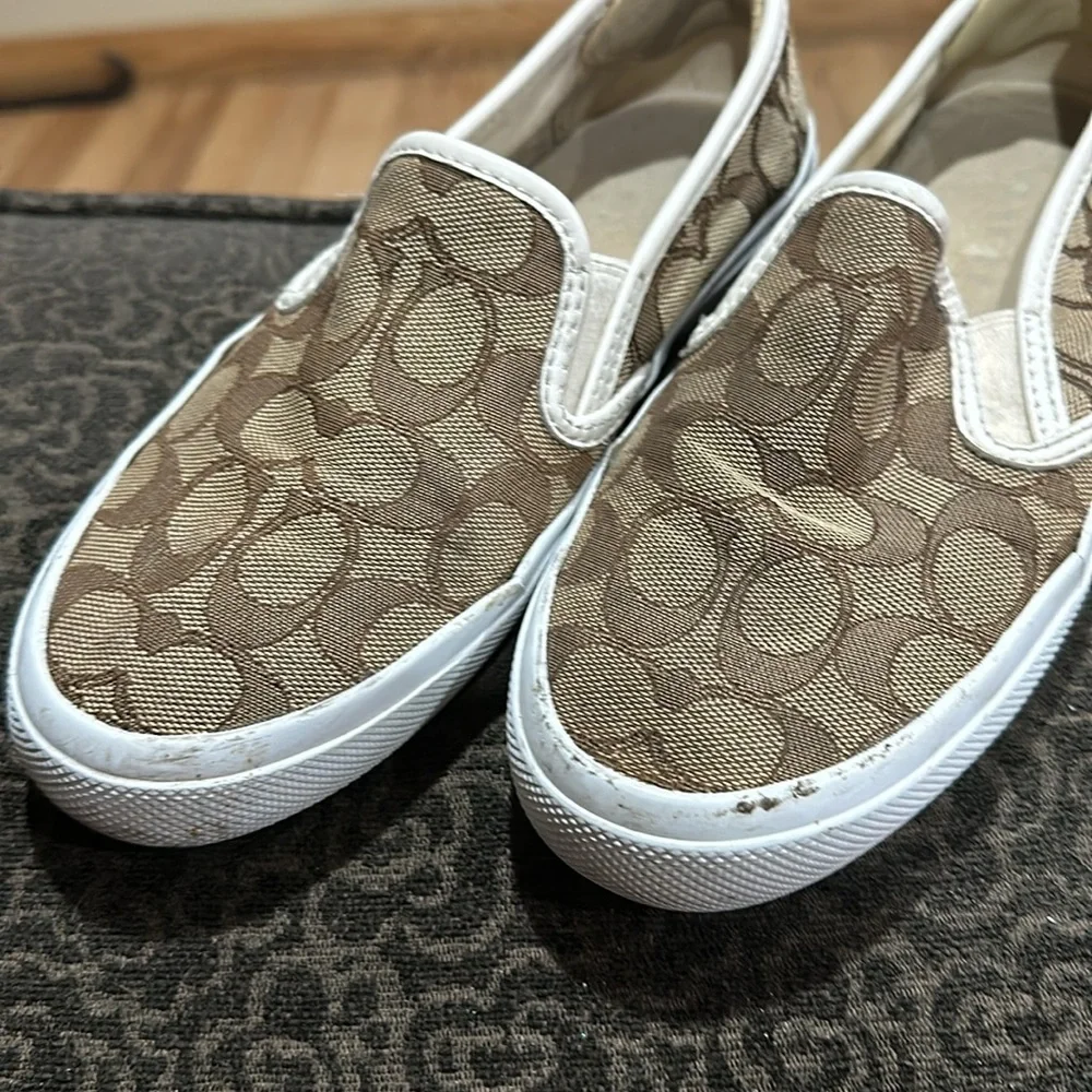 Coach slip ons